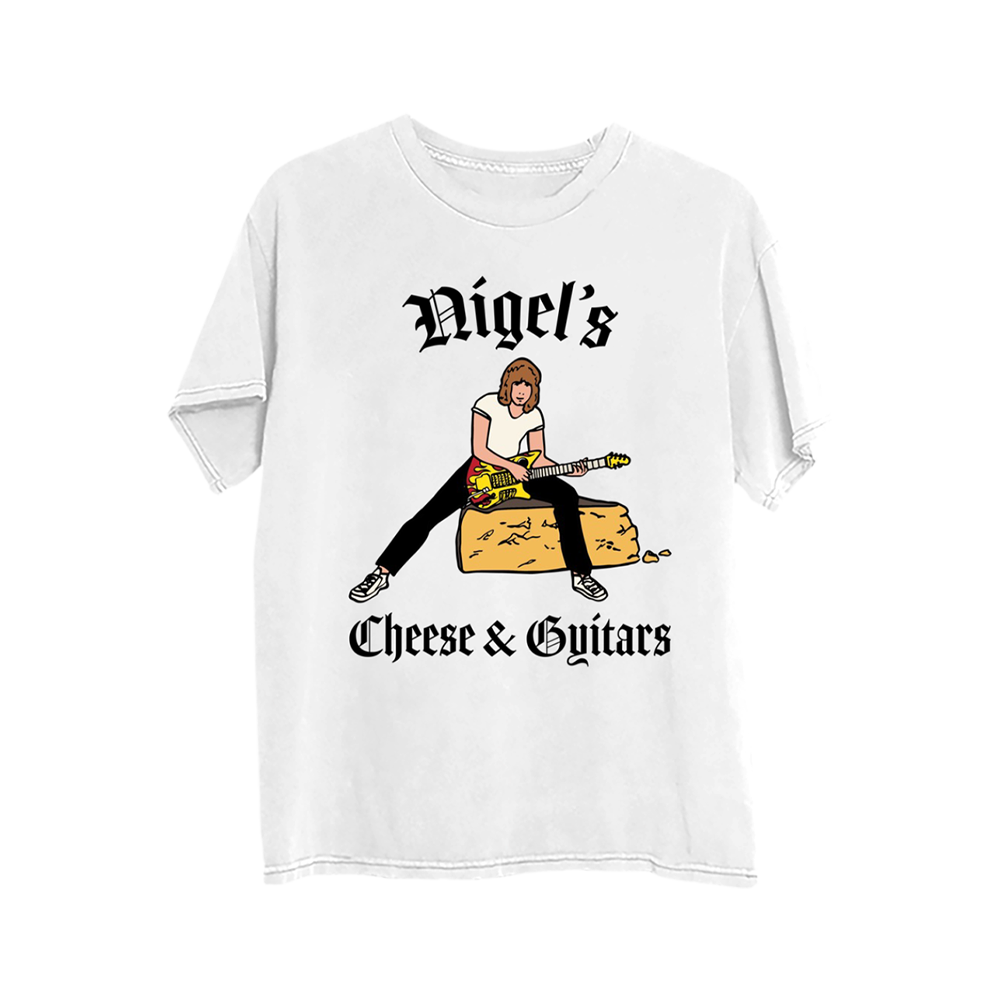 Nigel's Cheese & Guitars Unisex T-Shirt Front